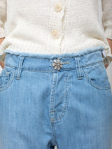 Maurizio Massimino - Boy Palazzo Pants - Light Denim - Verdalina