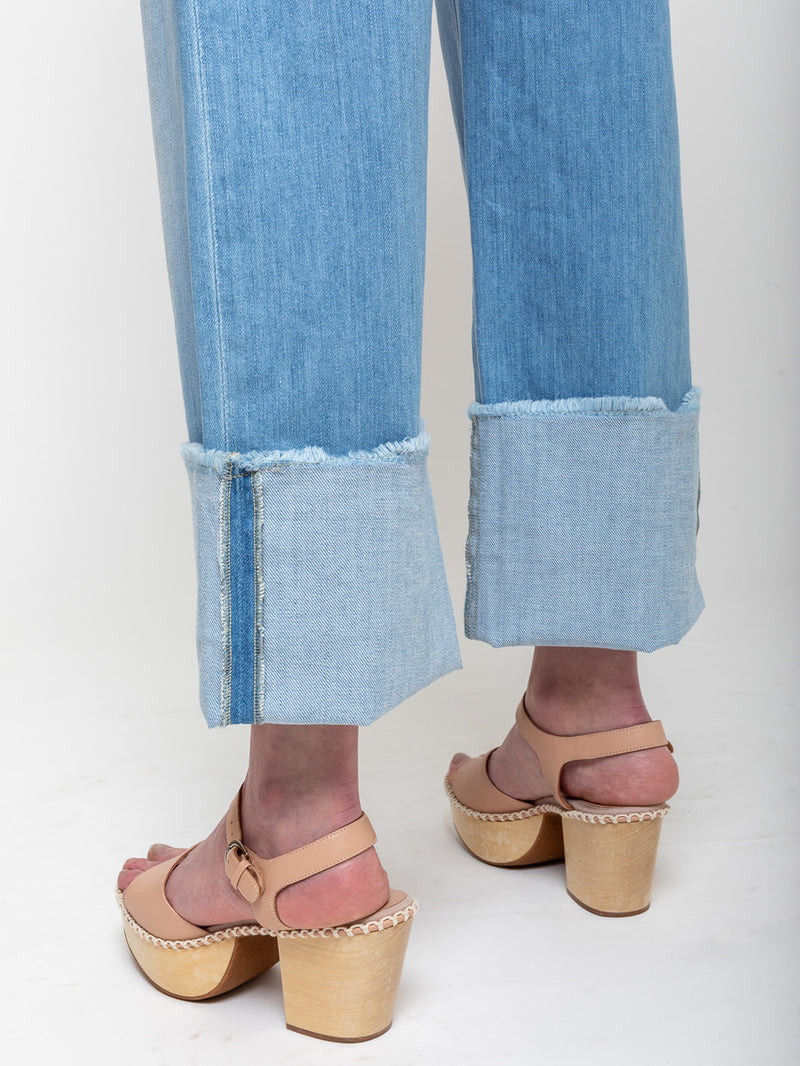Maurizio Massimino - Boy Palazzo Pants - Light Denim - Verdalina