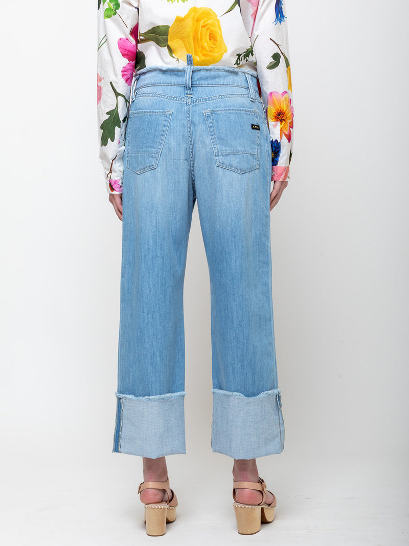 Maurizio Massimino - Boy Palazzo Pants - Light Denim - Verdalina