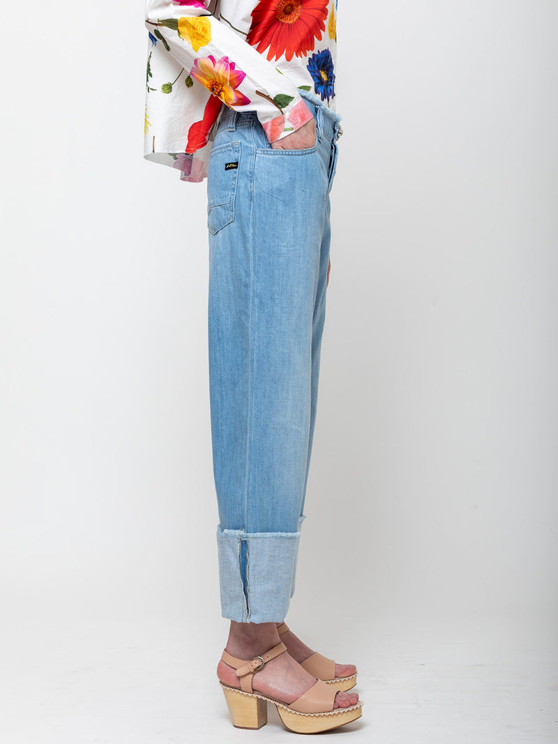 Maurizio Massimino - Boy Palazzo Pants - Light Denim - Verdalina