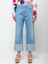 Maurizio Massimino - Boy Palazzo Pants - Light Denim - Verdalina