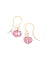 Melissa Joy Manning - Single Drop Bezel Wrapped 14k Earrings - Verdalina