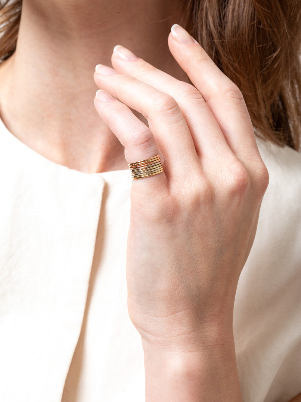 Melissa Joy Manning Stacking Ring 3号 mellisajoymanning14KGoldStacki