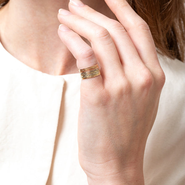 Melissa Joy Manning Stacking Ring 3号 mellisajoymanning14KGoldStacki