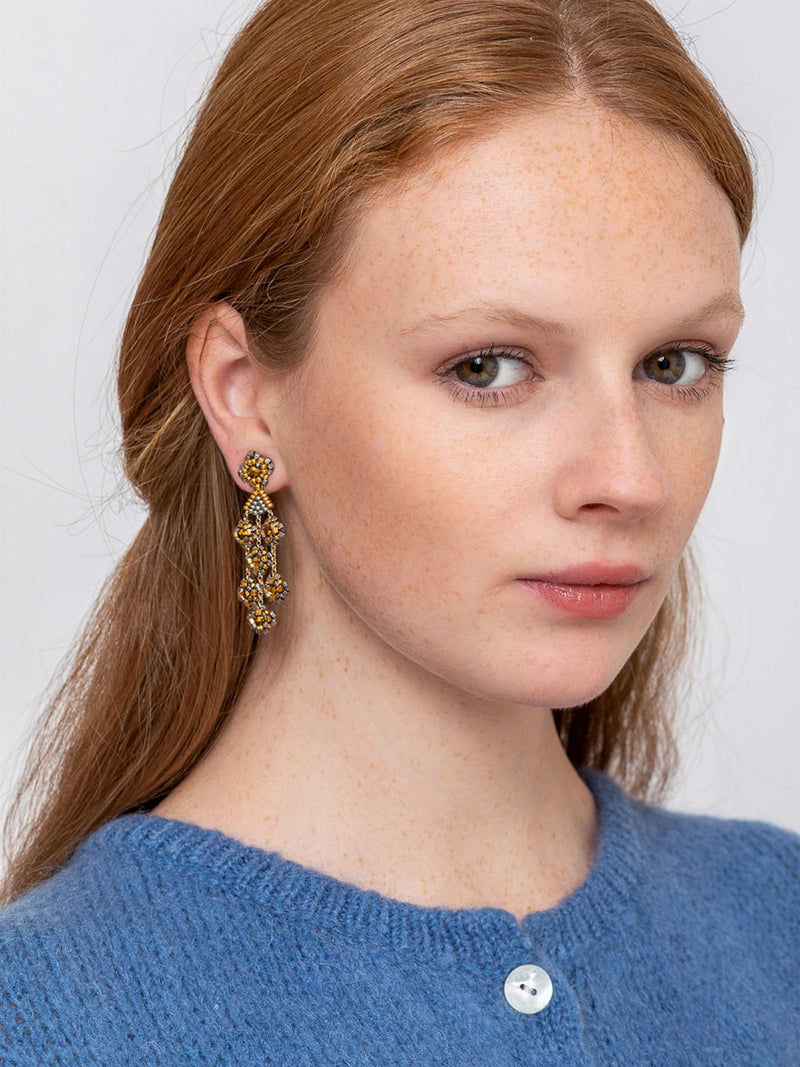 Dangle Post Earrings - 14K