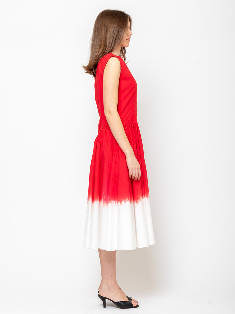 Mii Collections - Dip Dyed Sleeveless Dress - Rouge - Verdalina