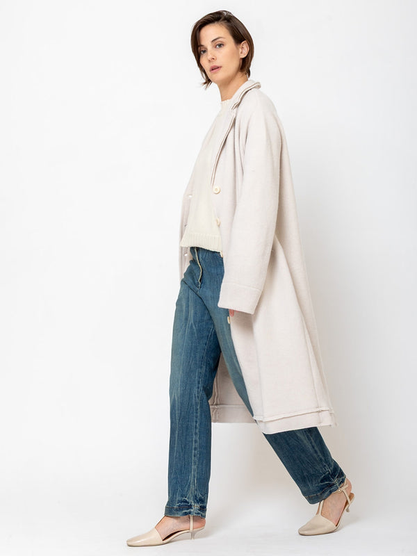M J Watson - Felted Wool Coat - Verdalina