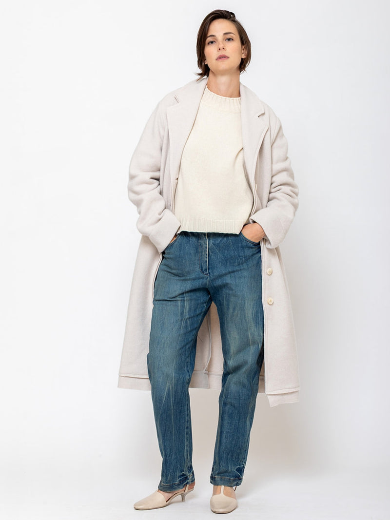 M J Watson - Felted Wool Coat - Verdalina