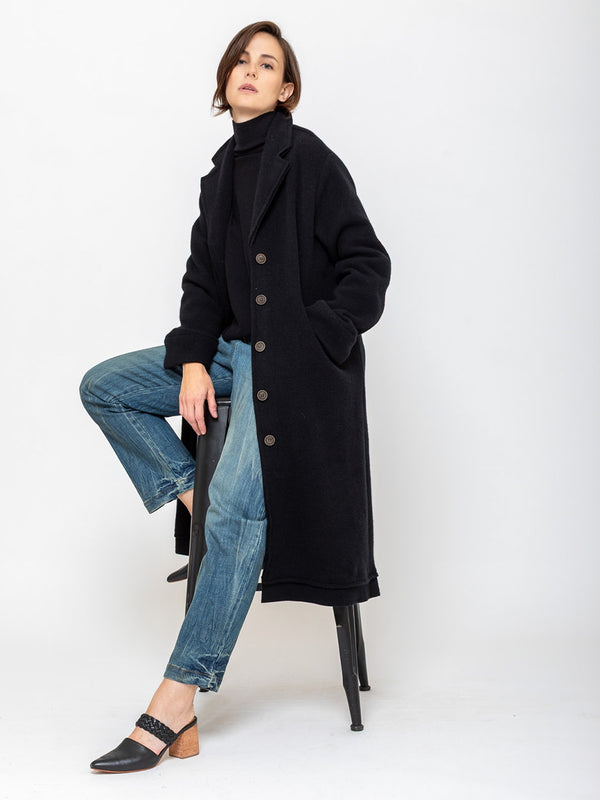 M J Watson - Felted Wool Coat - Verdalina