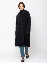 M J Watson - Felted Wool Coat - Verdalina