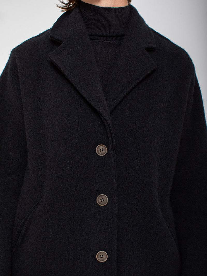 M J Watson - Felted Wool Coat - Verdalina