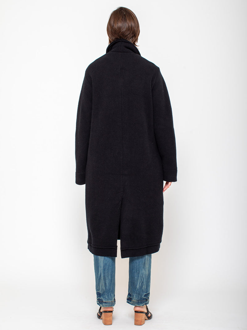 M J Watson - Felted Wool Coat - Verdalina