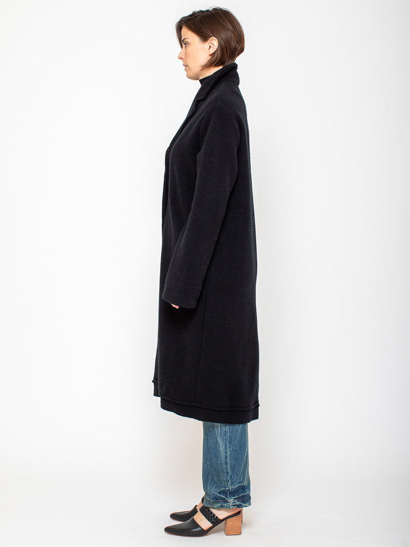 M J Watson - Felted Wool Coat - Verdalina