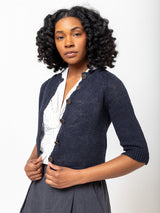 M J Watson - Linen Cardigan - Verdalina
