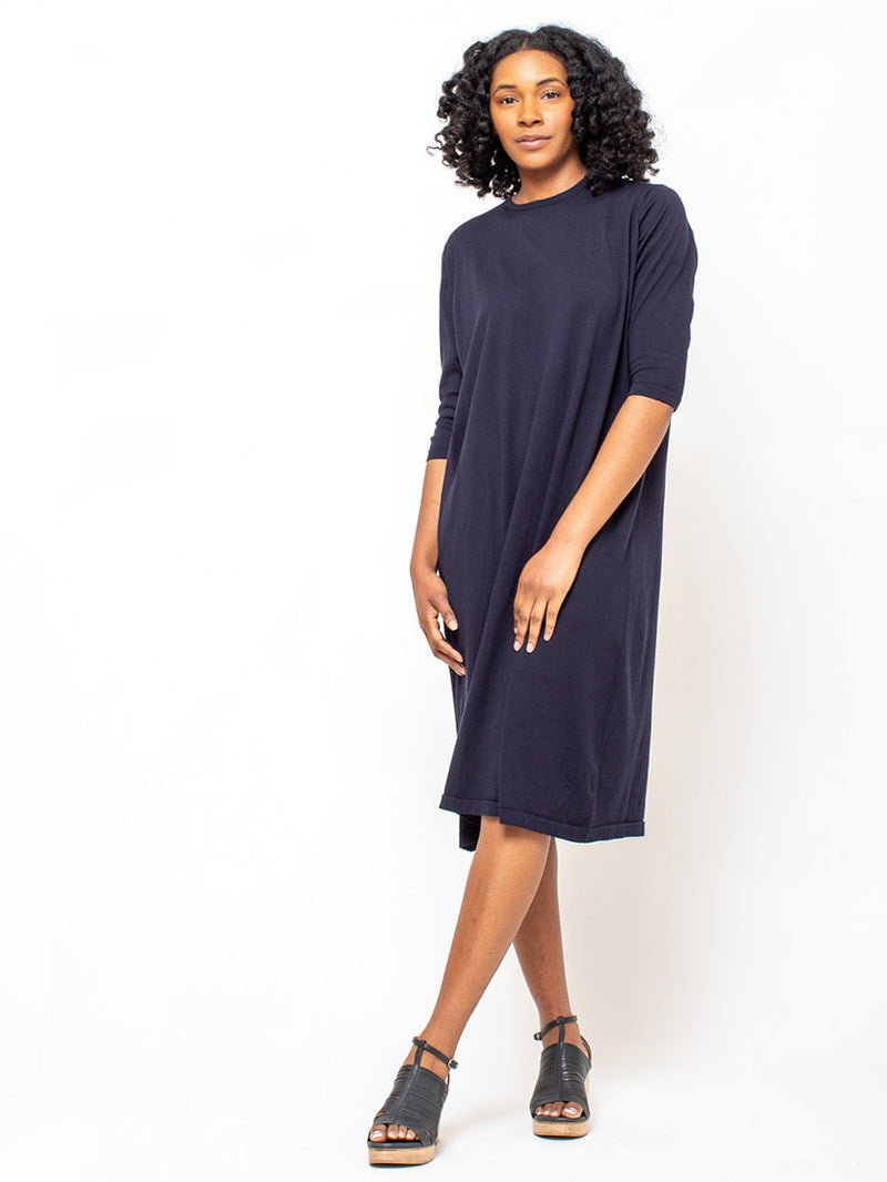 M J Watson - Pima Cotton Knit Dress - Verdalina