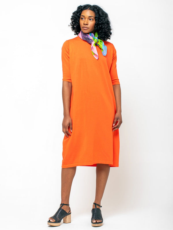 M J Watson - Pima Cotton Knit Dress - Verdalina