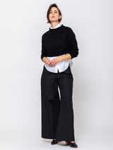 Aequamente - Cropped Cashmere Pullover - Verdalina
