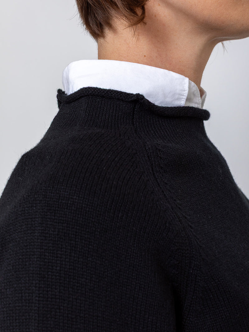 Aequamente - Cropped Cashmere Pullover - Verdalina