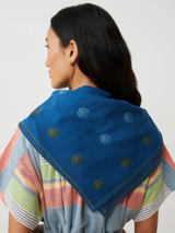 Moismont - Scarf Pearl N°820 - Ink - Verdalina