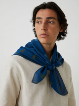 Moismont - Scarf Pearl N°820 - Ink - Verdalina