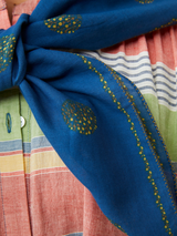 Moismont - Scarf Pearl N°820 - Ink - Verdalina