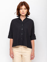 Monday12 - Daria Shirt - Black - Verdalina
