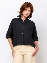 Monday12 - Daria Shirt - Black - Verdalina