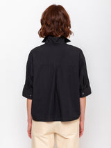 Monday12 - Daria Shirt - Black - Verdalina
