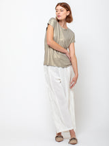 Monday12 - Liat Crewneck Tee - Gold - Verdalina