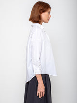 Monday12 - Zoe 3/4 Sleeve Shirt - White - Verdalina