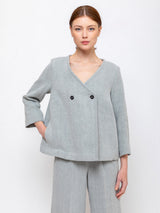 Neri Firenze - Apricot Jacket - Aqua - Verdalina