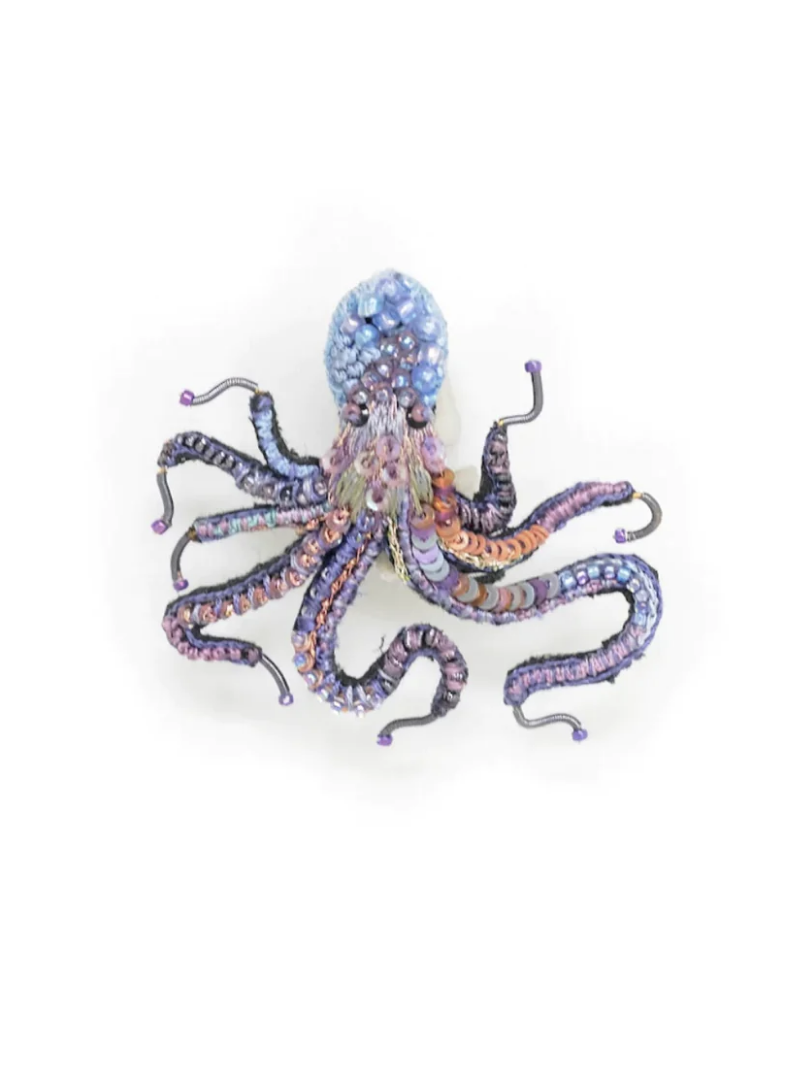 Trovelore - Embroidered Brooch Pins - Verdalina