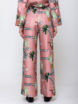 Odeeh - Cat & Tigers Pants - Blush - Verdalina