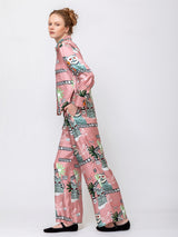 Odeeh - Cat & Tigers Pants - Blush - Verdalina