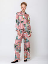 Odeeh - Cat & Tigers Pants - Blush - Verdalina