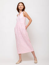Odeeh - Fil Coupe Dots Dress - Rose Petal - Verdalina