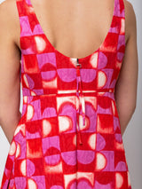 Odeeh - Matelasse Tapestry Dress - Verdalina