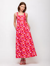 Odeeh - Matelasse Tapestry Dress - Verdalina