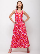 Odeeh - Matelasse Tapestry Dress - Verdalina
