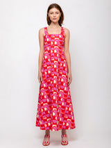 Odeeh - Matelasse Tapestry Dress - Verdalina