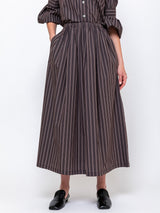 Men's Stripe Skirt - Toffee