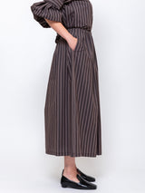 Men's Stripe Skirt - Toffee