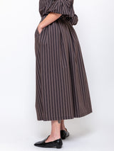 Men's Stripe Skirt - Toffee