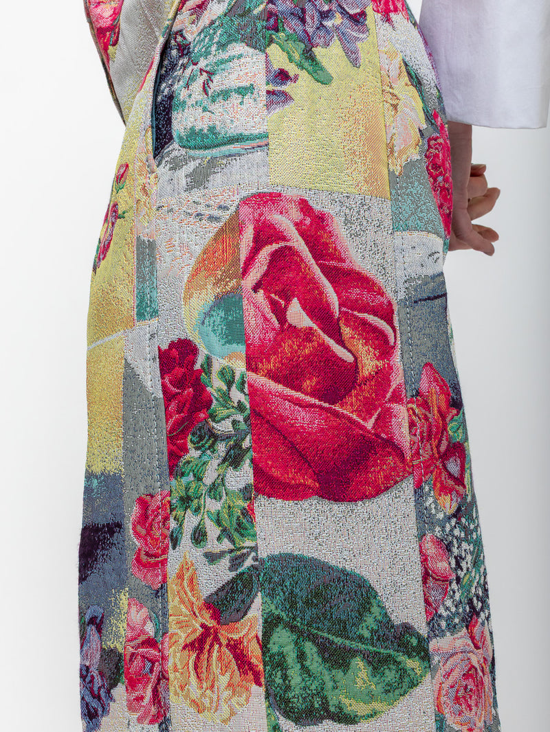 Odeeh - Postcard Jacquard Pants - Multicolor - Verdalina