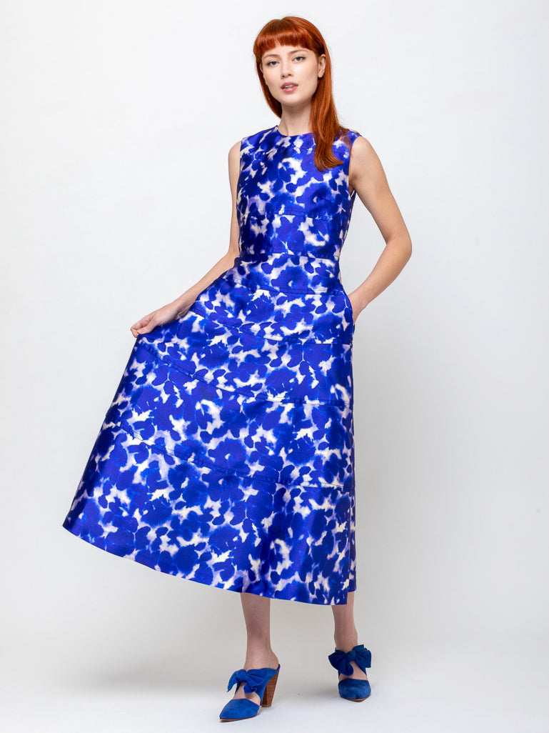 Odeeh - Aquarelle Dress - Ink - Verdalina