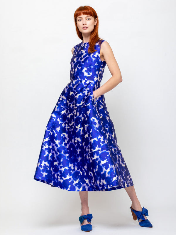 Odeeh - Aquarelle Dress - Ink - Verdalina