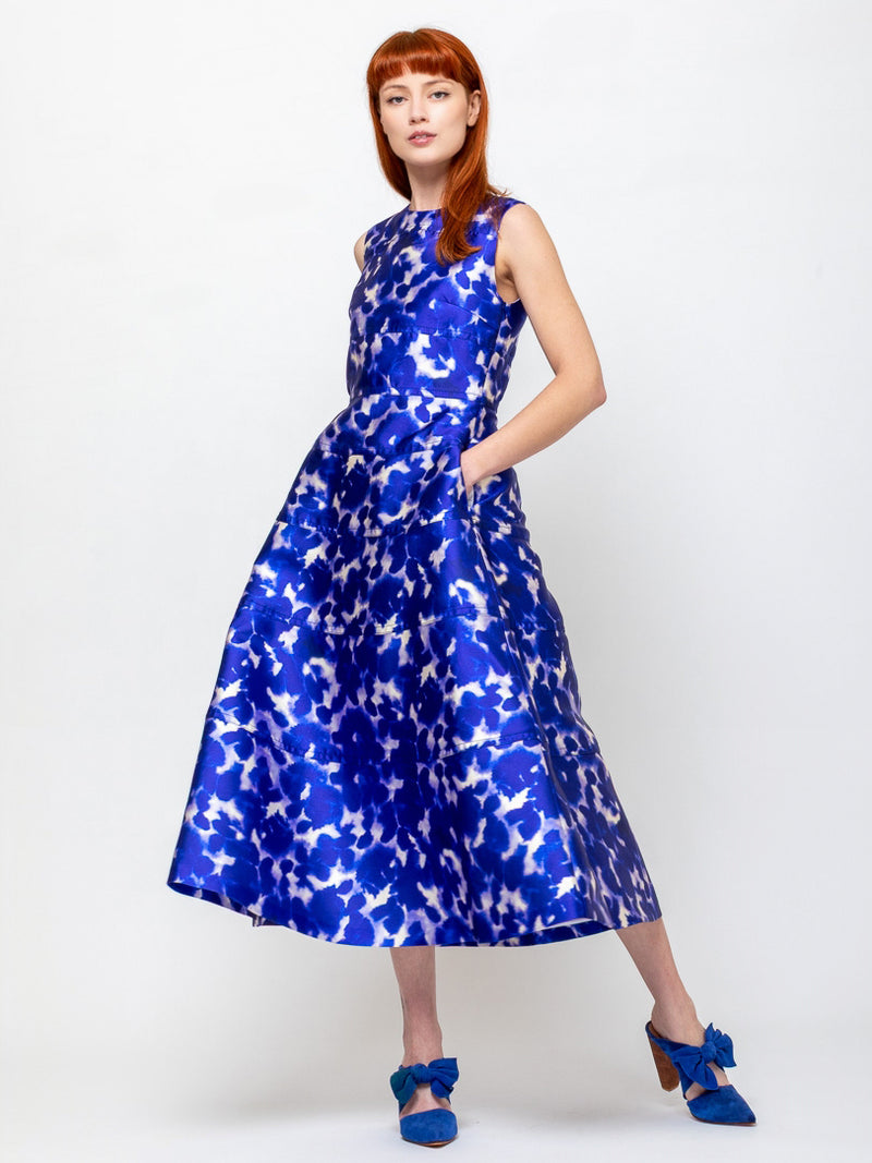 Odeeh - Aquarelle Dress - Ink - Verdalina