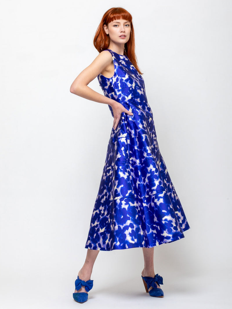 Odeeh - Aquarelle Dress - Ink - Verdalina