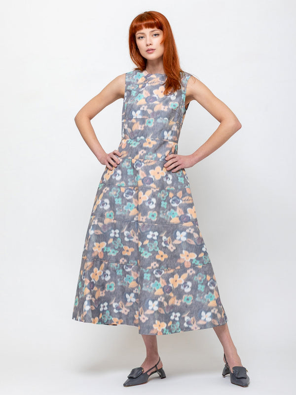 Odeeh - Floral Print Dress - Verdalina