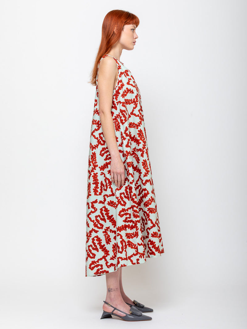Odeeh - Twigs Dress - Burnt Orange - Verdalina